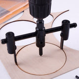 30-120mm Woodworking Opener Adjust Wood Circle Hole Saw Cutter Kit