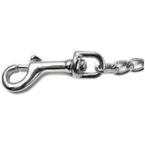 1 pcs Pets Double Head Dog Leash Aluminum Alloy Twin Lead Traction Belt Pets Chains for Walking Two Dogs（40cm） - 45-Degree Angle
