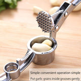 Multifunctional Garlic Press Mincer Ginger Crusher Peeler Squeezer Garlic Presser Professional Food Props
