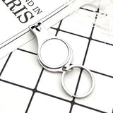3 In 1 Multifunction Round Bottle Opener Nail Clippers Key Chain