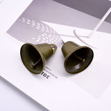 30Pcs Vintage DIY Handmade 38mm Bronze Jingle Bells for Crafts Making - Rear View
