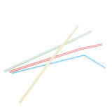 100PCS Disposable Drinking Straws Flexible Plastic Straws Practical Soy Milk Straw for Home Party Activity - Extra Image