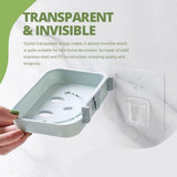 10PCS Double Sided Adhesive Wall Hooks Seamless Hook for Bathroom Kitchen Sockets
