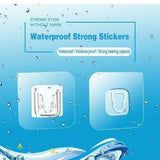 10PCS Double Sided Adhesive Wall Hooks Seamless Hook for Bathroom Kitchen Sockets