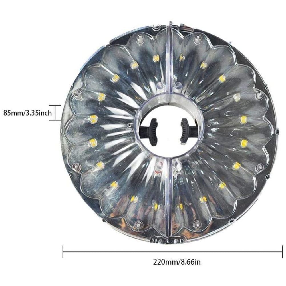 20 LED Umbrella Lamp Waterproof Tent Light Outdoors Emergency Light
