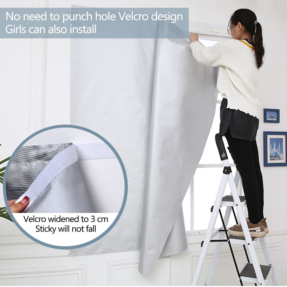 Light Block Shade Cloth Sunscreen Curtain Fabric Waterproof UV Blackout Curtains