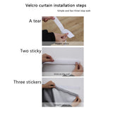 Light Block Shade Cloth Sunscreen Curtain Fabric Waterproof UV Blackout Curtains - Rear View
