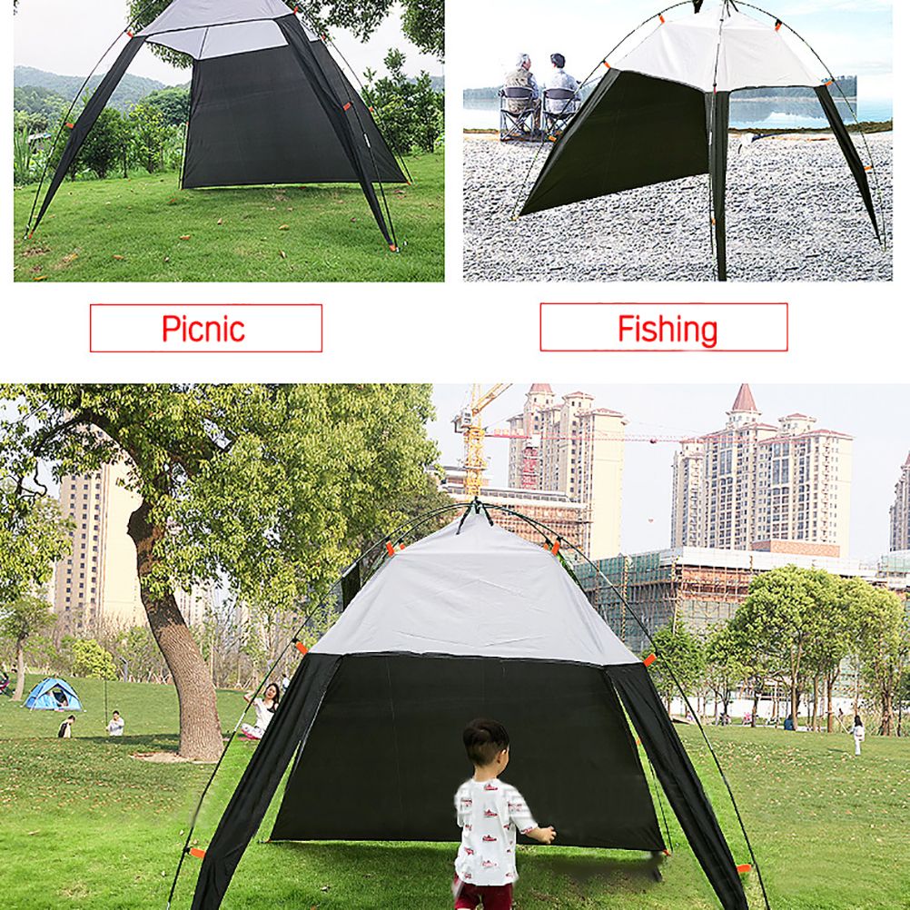 Beach Shade Tent Sun Shelter Portable Sun Shelters Lightweight Canopy Beach Tents for Beach Fishing Camping