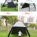 Beach Shade Tent Sun Shelter Portable Sun Shelters Lightweight Canopy Beach Tents for Beach Fishing Camping