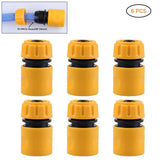6Pcs 1/2in Quick Tap Water Connector Adapter Garden Irrigation Hose Connector Garden Tools