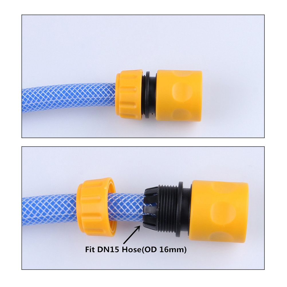 6Pcs 1/2in Quick Tap Water Connector Adapter Garden Irrigation Hose Connector Garden Tools