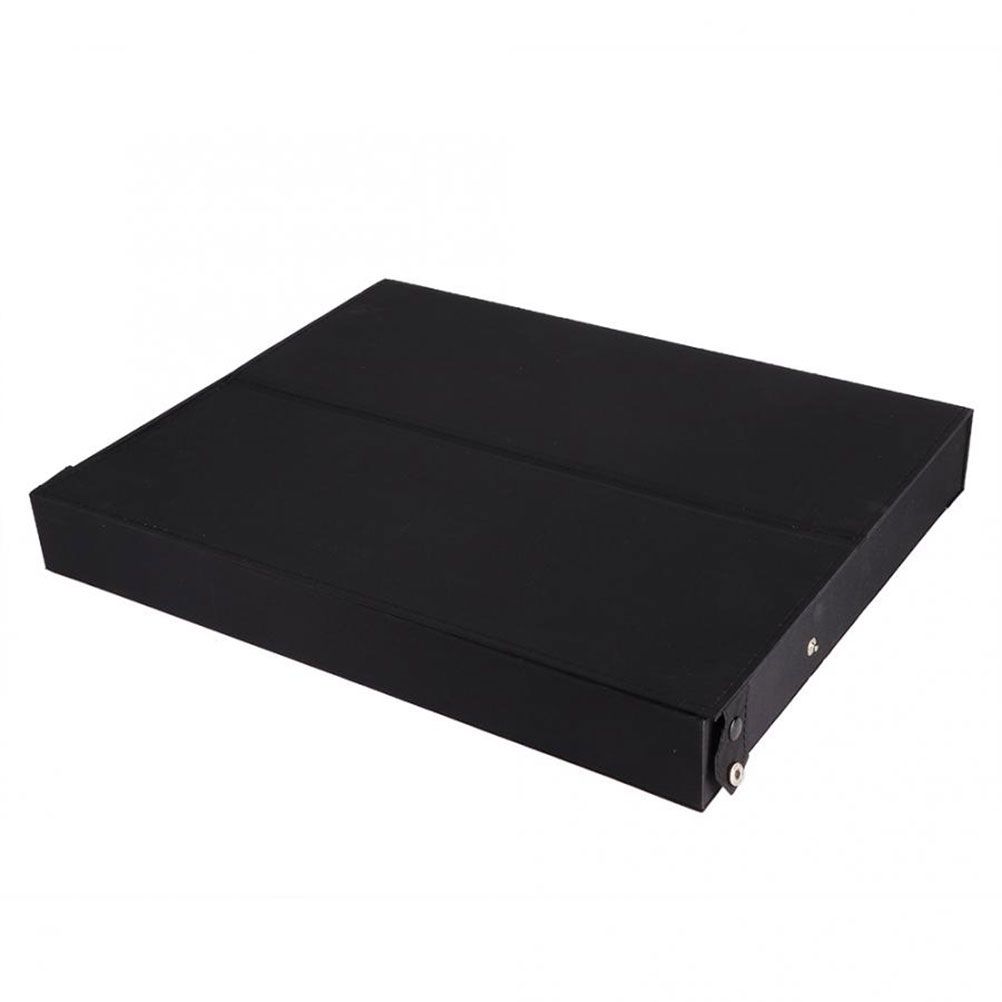 18 Grids PU Leather Eyeglass Glass Display Storage Cases Folding Cover Sunglasses Box Organizer Holder