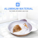Cat Aluminum Nest Pet Aluminum Cooling Basin Summer Ice Bed for Cat