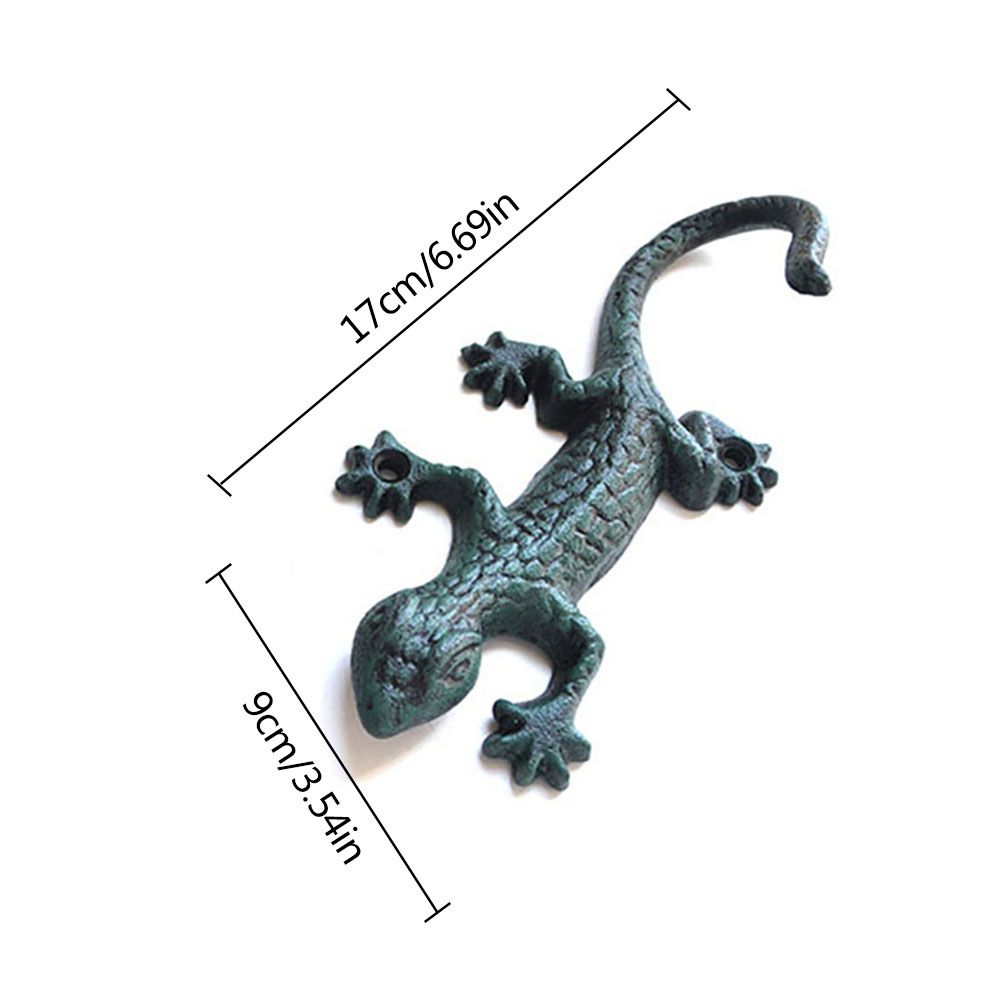 Iron Lizard Rack Towel Hook Hanger Coat Hat Hook Home Decoration Flexible Hanger
