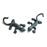 Iron Lizard Rack Towel Hook Hanger Coat Hat Hook Home Decoration Flexible Hanger - Top-Down View