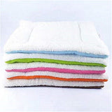 Random Color Cute Cozy Pet Dog Soft Bed Mat Plush 45*35cm Soft Dog Bed Pet Cushion Winter Pet Supply - Front View