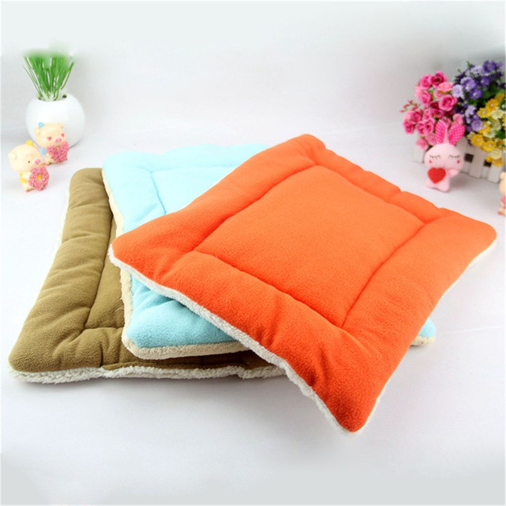 Random Color Cute Cozy Pet Dog Soft Bed Mat Plush 45*35cm Soft Dog Bed Pet Cushion Winter Pet Supply