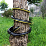 Long Realistic Garden Rubber Snake Fake Snakes for Fool's Day Halloween Novelty Toy - 45-Degree Angle