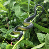 Long Realistic Garden Rubber Snake Fake Snakes for Fool's Day Halloween Novelty Toy