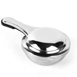 Picnic Stainless Steel Mini Portable Alcohol Stove Fuel Furnace Tool With Handle Alcohol Stove Set Outdoor Camping Tool - Front View