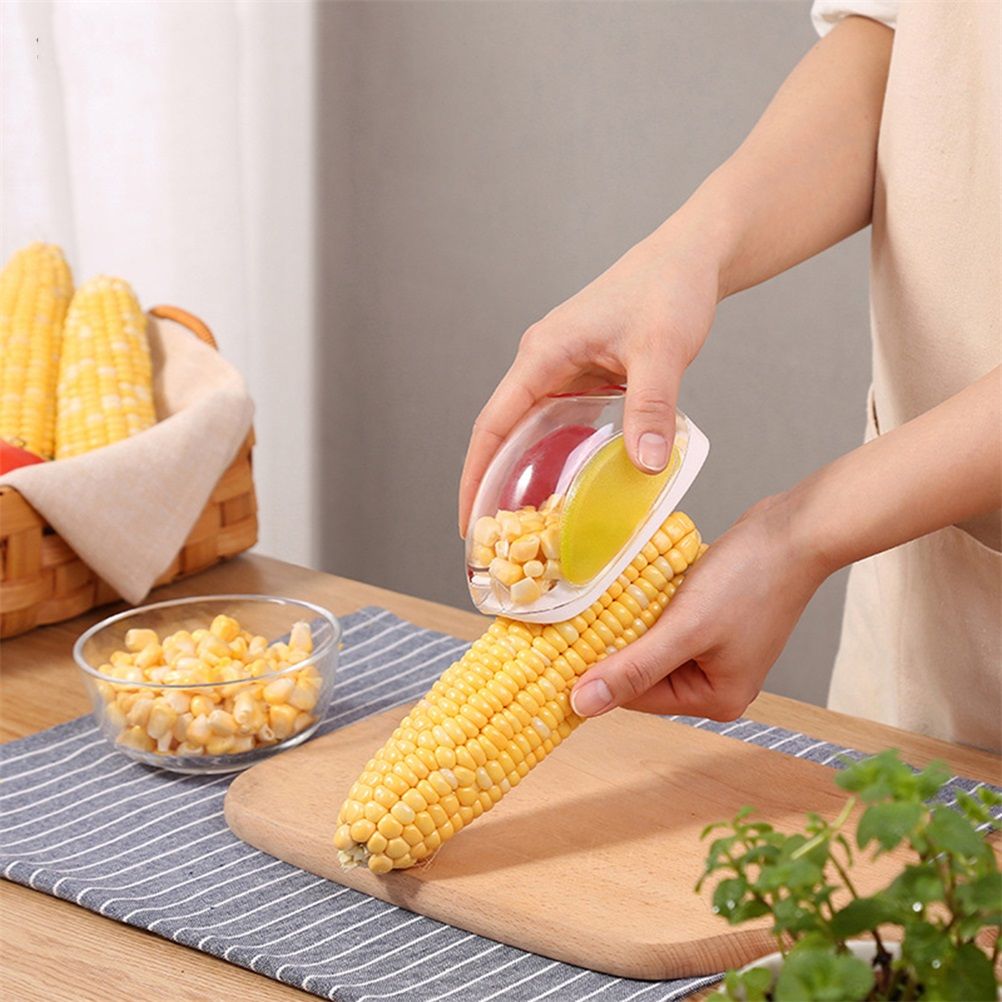 Manual Corn Stripper Corn Peeler Corn Cutter Corn Cob Remover Corn Stripping Tool Kitchen Cooking Tools