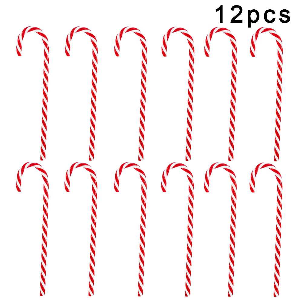 12Pcs 15cm Christmas Candy Canes Xmas Tree Hanging Ornaments Decoration