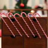 12Pcs 15cm Christmas Candy Canes Xmas Tree Hanging Ornaments Decoration - Top-Down View