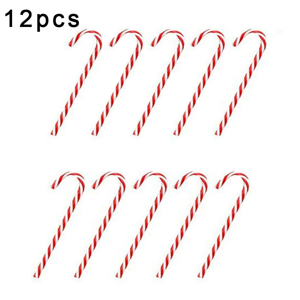 12Pcs 15cm Christmas Candy Canes Xmas Tree Hanging Ornaments Decoration
