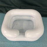 Inflatable Hairwash Basin Shampoo Basin Bathing Aid Wash Hair PVC Foldable Shampoo Basin Wash Basin for Disabled Elder People
