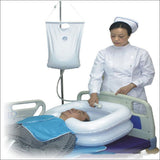 Inflatable Hairwash Basin Shampoo Basin Bathing Aid Wash Hair PVC Foldable Shampoo Basin Wash Basin for Disabled Elder People