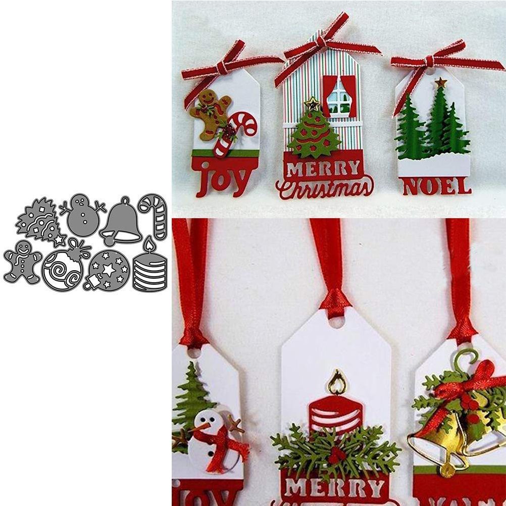 Christmas Carbon Steel Cutting Dies Craft Die Cuts for Card Making and Scrapbooking