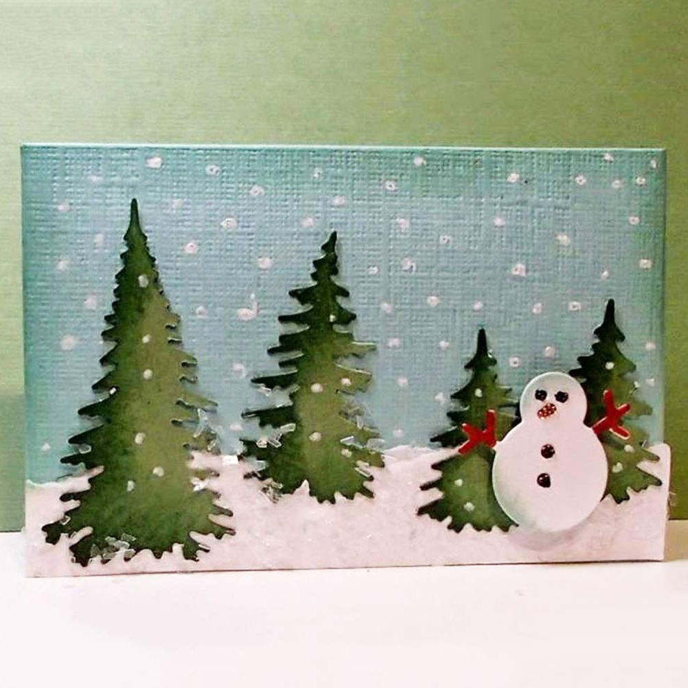 Christmas Carbon Steel Cutting Dies Craft Die Cuts for Card Making and Scrapbooking