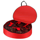 91x20cm Household Christmas Wreath Storage Bag with Handle Waterproof Dustproof Xmas Wreath Organizer