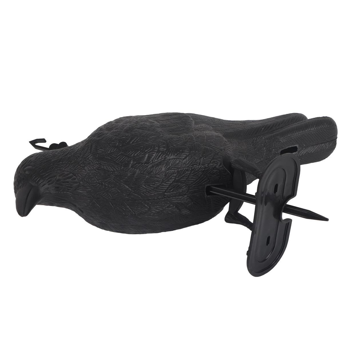 Bird Scarecrow Fake Plastic Crow Black Feathered Crows Bird Repellent for Outdoor Garden Yard