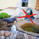 Bird Scarecrow Fake Plastic Crow Black Feathered Crows Bird Repellent for Outdoor Garden Yard