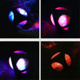 Rubber Dog Ball Puppy Bite Resistant Ball Dental Care Toy for Pet Molar Training Ball - Top-Down View