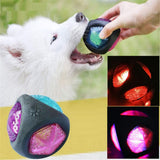 Rubber Dog Ball Puppy Bite Resistant Ball Dental Care Toy for Pet Molar Training Ball - Close-Up Angle