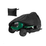 Outdoors Lawn Mower Cover Tractor Cover Riding Lawn Mower Cover with Drawstring and Storage Bag - Top-Down View