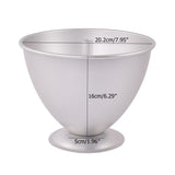 8 Inch Cake Mold Decorative Semicircle Princess Doll Dress Cake Pan Cake Baking Pan - Front View