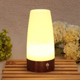 Smart Wireless Motion Sensor Night Light Battery Operated Lamp Bedside Table Desk Lamp for Bedroom Living Room Kitchen Kids Room
