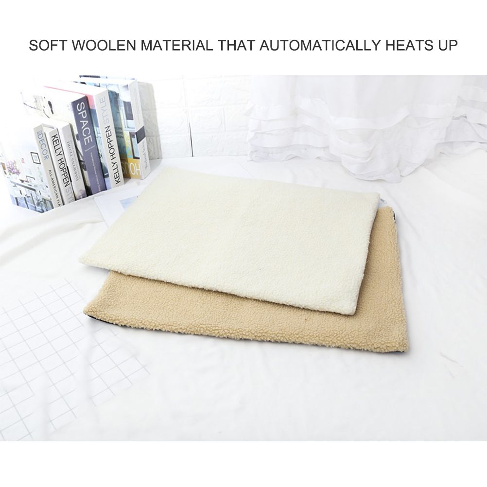 Pet Blanket Self Heating Blanket for Cats Dogs Heating Mat Warm Cozy Pet Blanket Bed Mat