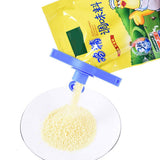 Random Food Bag Sealing Clips Striping with Discharge Nozzle Sealing Clamps Seasoning Bag Tools - Rear View