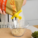 Random Food Bag Sealing Clips Striping with Discharge Nozzle Sealing Clamps Seasoning Bag Tools - Extra Image