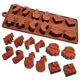 Christmas Mold Silicone Chocolate Mold Non Stick Baking Mold