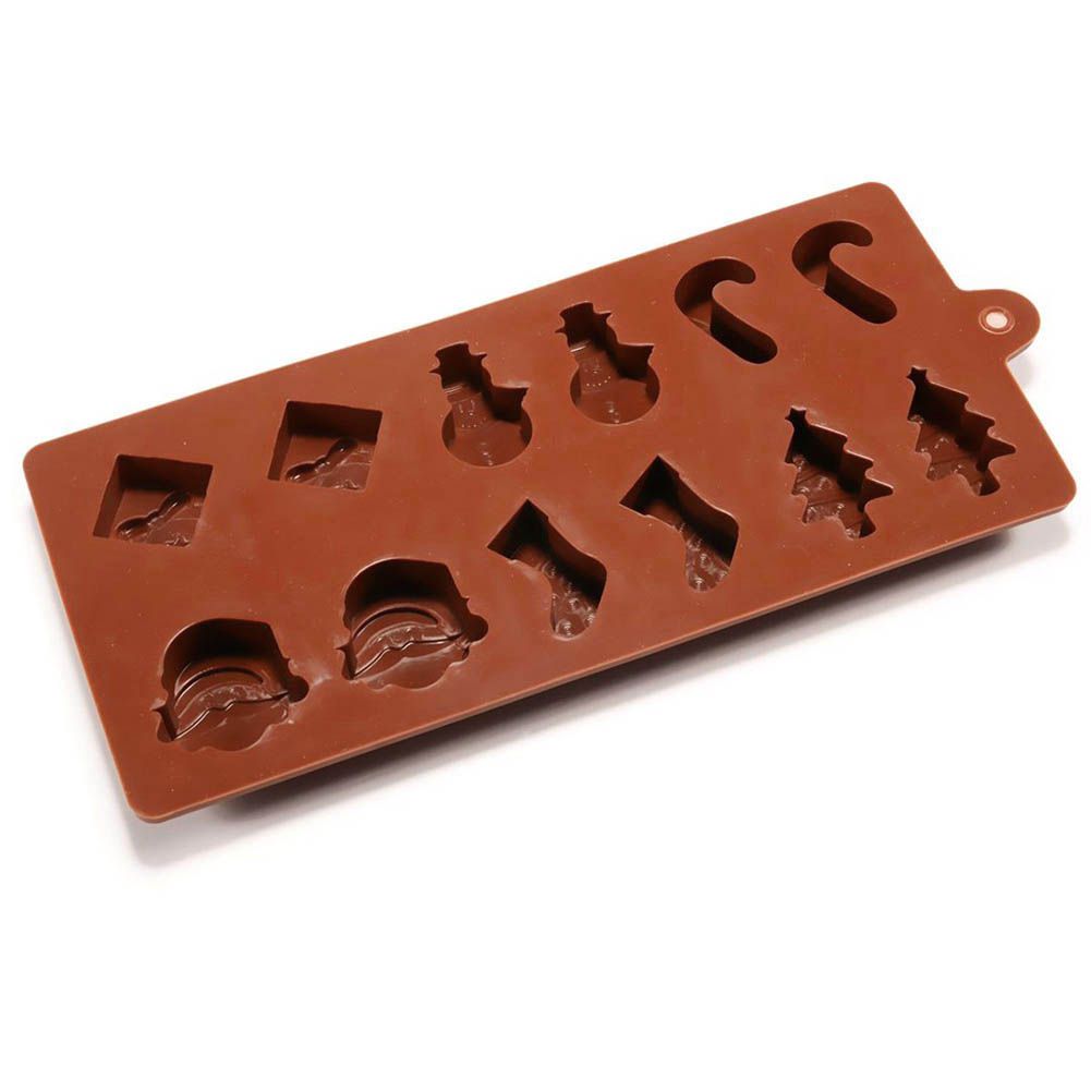 Christmas Mold Silicone Chocolate Mold Non Stick Baking Mold
