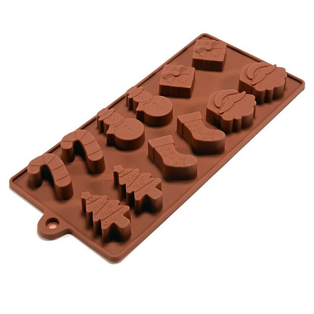 Christmas Mold Silicone Chocolate Mold Non Stick Baking Mold