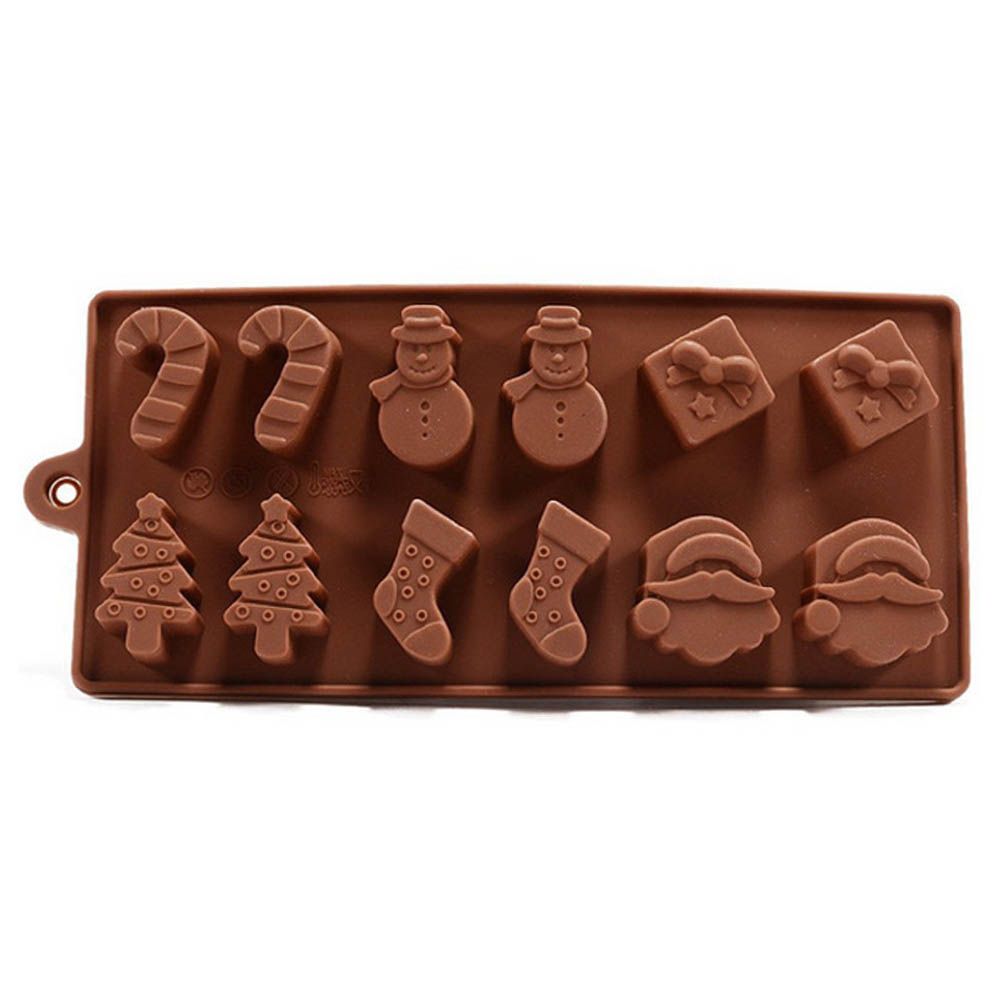Christmas Mold Silicone Chocolate Mold Non Stick Baking Mold