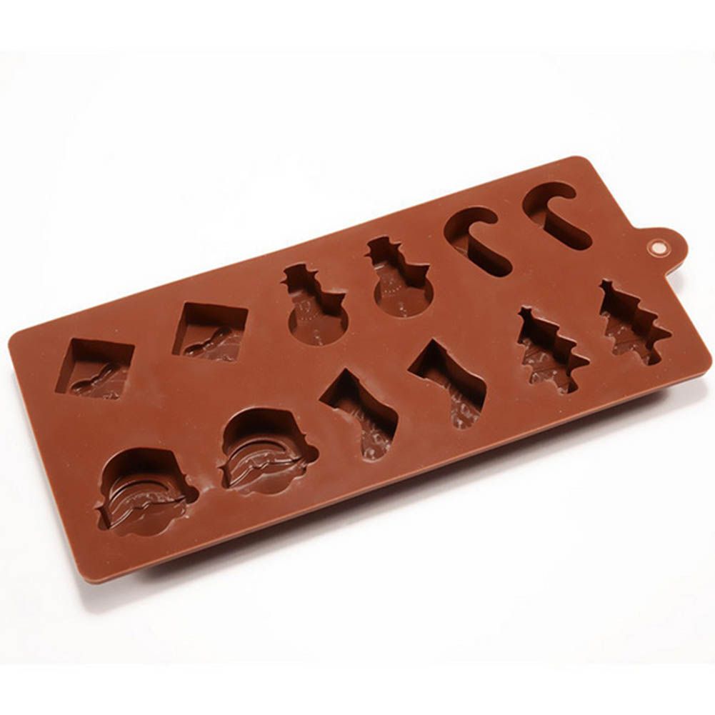 Christmas Mold Silicone Chocolate Mold Non Stick Baking Mold
