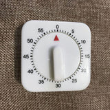Mini Mechanical Timer 1Hr/60Min Game Count Down Counter Alarm Kitchen Cooking Tool