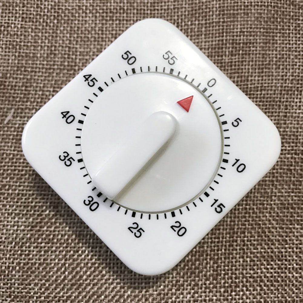 Mini Mechanical Timer 1Hr/60Min Game Count Down Counter Alarm Kitchen Cooking Tool